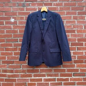 J. Crew Thompson Chino Suit Jacket in flex chino. Size 42L. Dark Pacific.